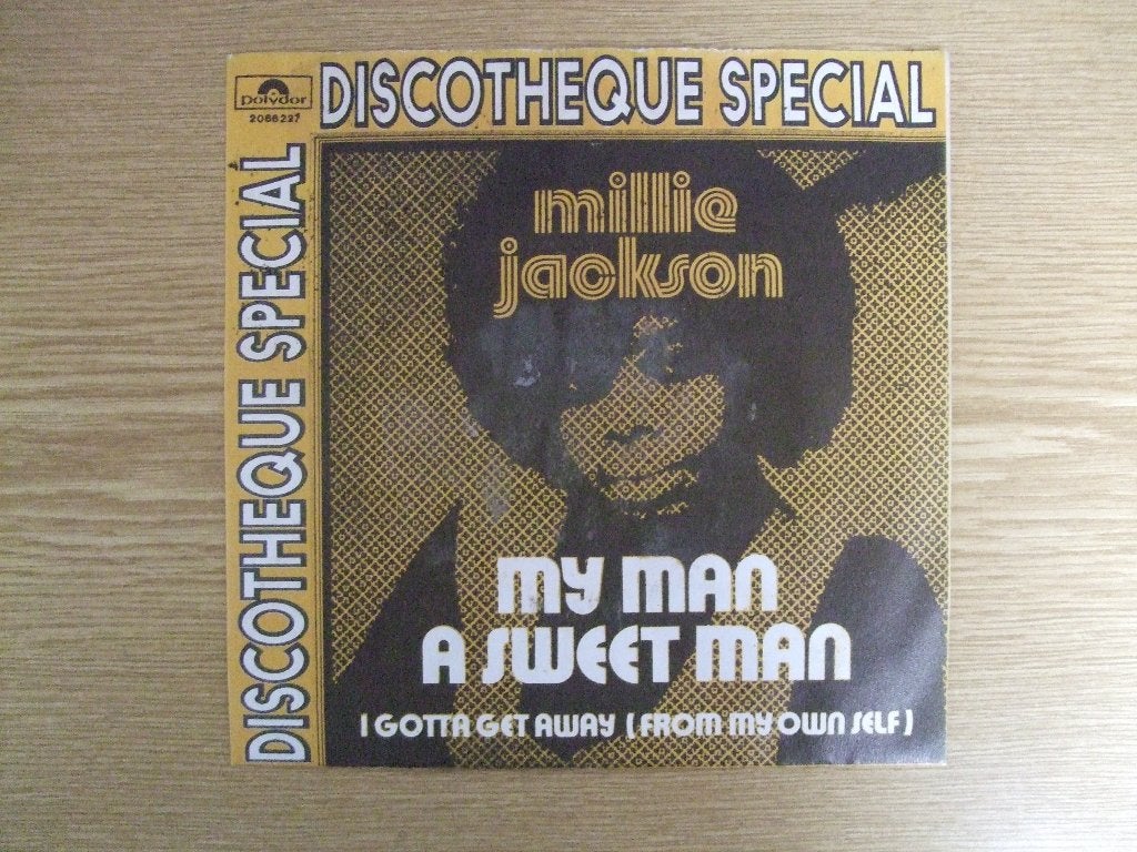 MILLIE JACKSON      MY MAN IS A SWEET MAN / I GOTTA GET AWAY, 7 inch, Ophalen of Verzenden, Zo goed als nieuw, R&B en Soul
