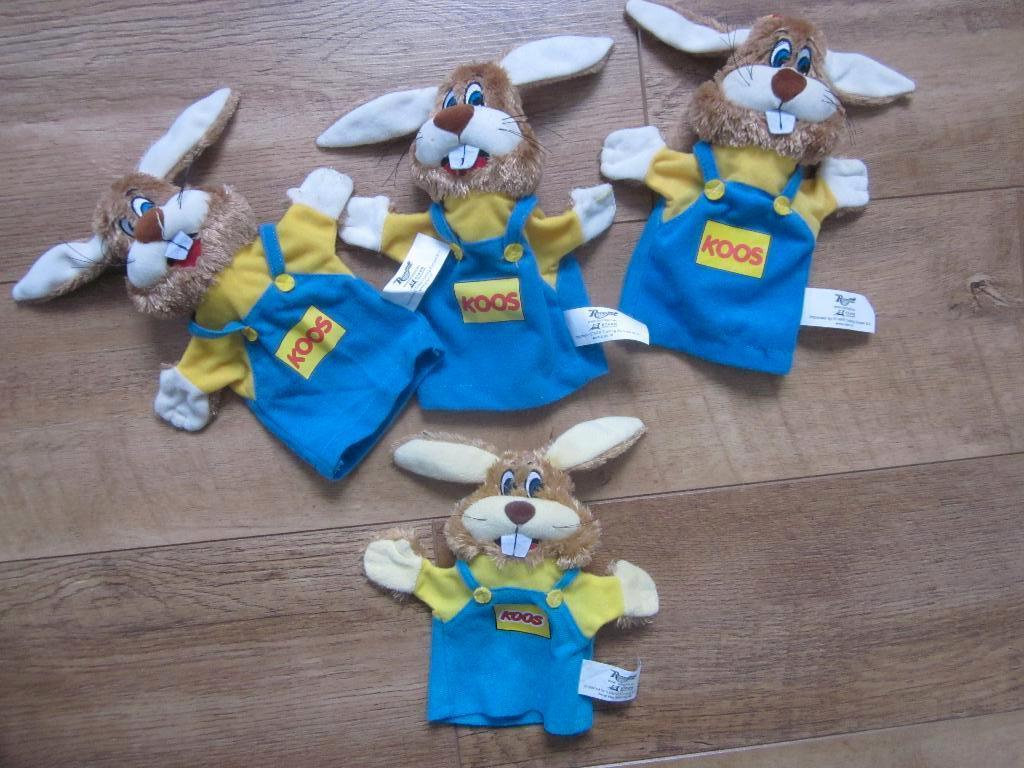 Starr Trading Europe Koos konijn (Paashaasjes) handpoppen, Kinderen en Baby's, Speelgoed | Knuffels en Pluche, Ophalen of Verzenden