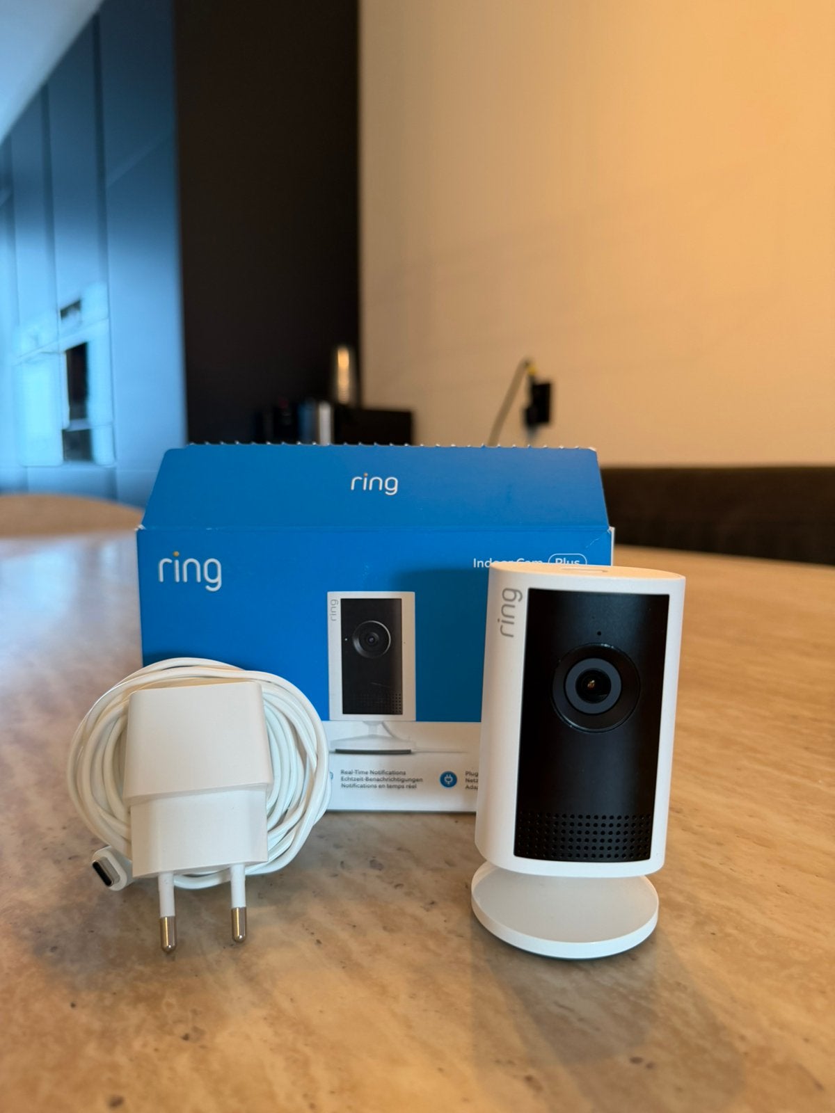 Ring Indoor camera, Ophalen of Verzenden, Zo goed als nieuw, Binnencamera