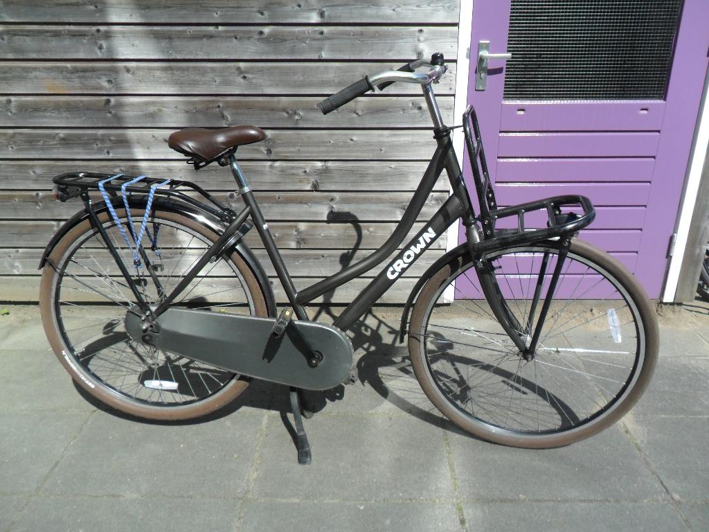 omafiets, Fietsen en Brommers, Fietsen | Dames | Omafietsen, Gebruikt, 53 tot 56 cm, Terugtraprem, Ophalen