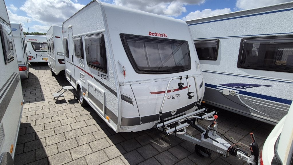 Dethleffs C'Go 415 QL, Caravans en Kamperen, Caravans, Standaardzit, Bedrijf, Tot en met 3, Kachel