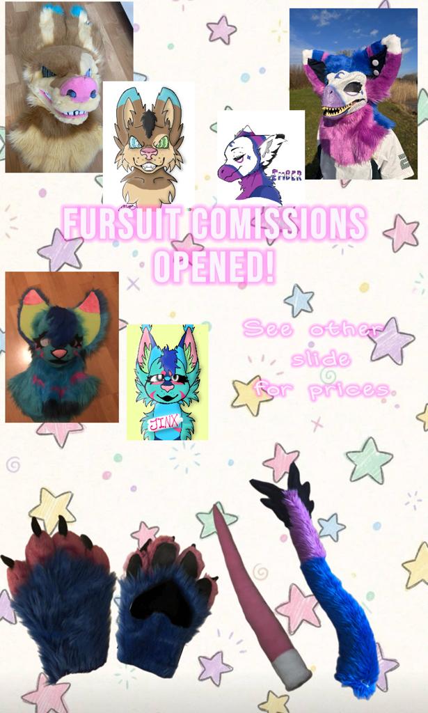 Fursuit comissions opened!, Ophalen of Verzenden, Zo goed als nieuw