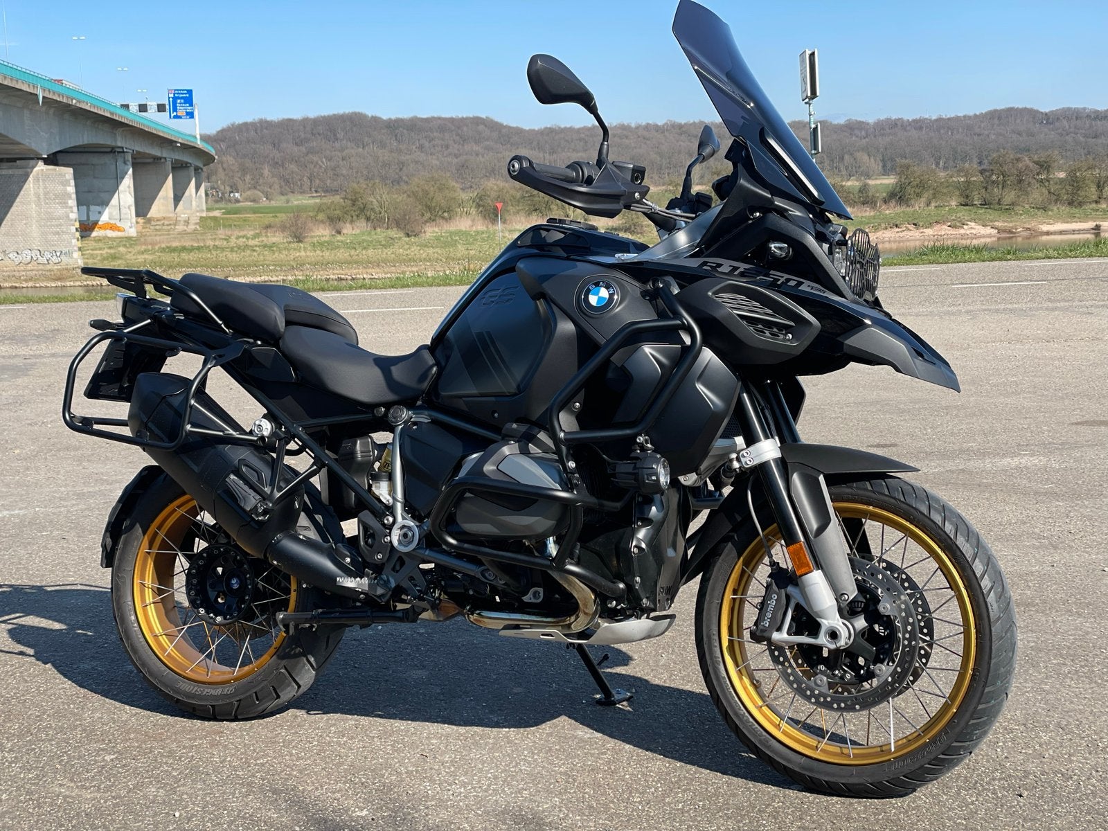 BMW R 1250 GS Adventure Triple Black 1250gs, Motorrijbewijs A, Gebruikt, Particulier, Toermotor