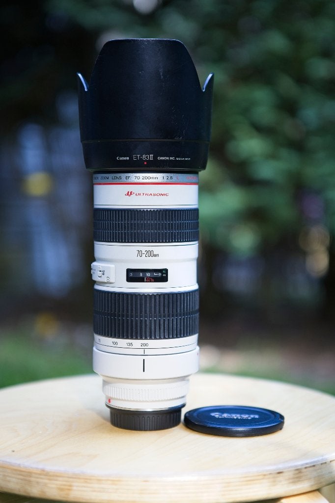 Canon EF 70-200 f2.8L USM (the very first version, non-IS), Ophalen, Zo goed als nieuw, Telelens, Zoom
