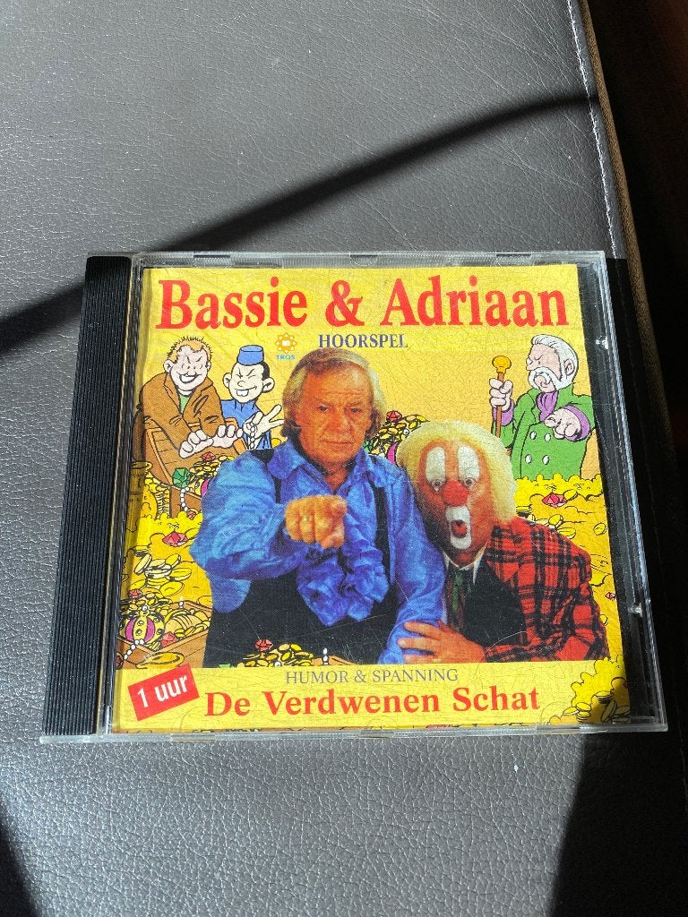Bassie & Adriaan Hoorspel - De Verdwenen Schat CD, 6 tot 9 jaar, Luisterboek, Ophalen of Verzenden, Zo goed als nieuw