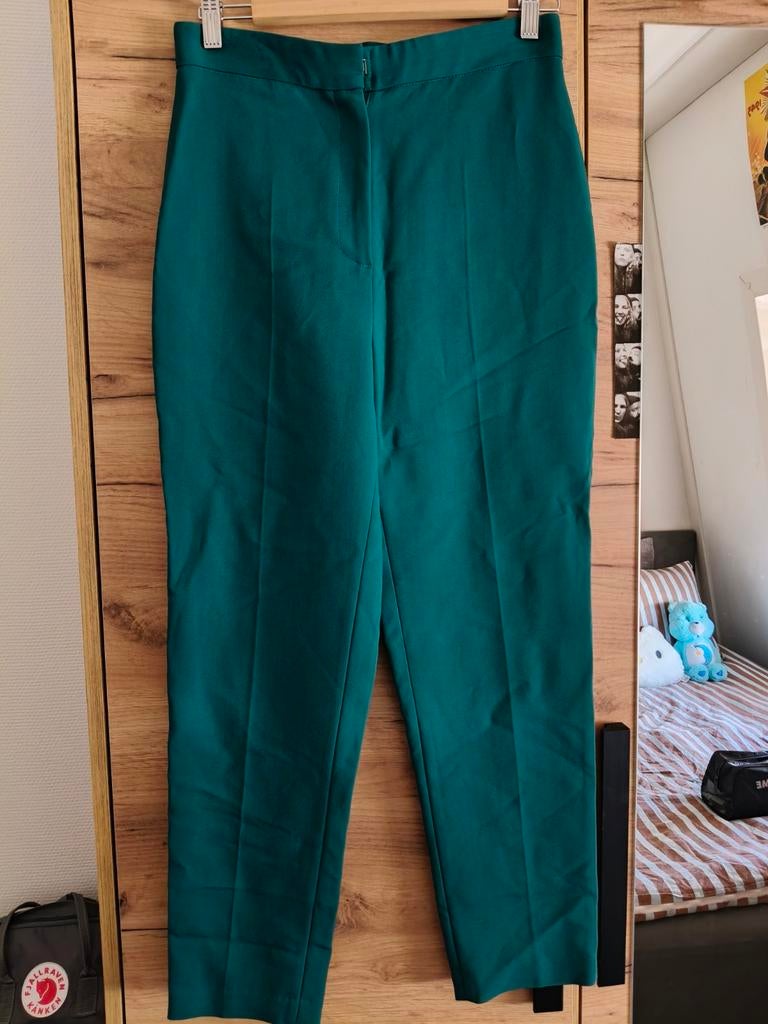 Elisabetta Franchi Smaragdgroene Broek - IT 44 (M/L), Maat 38/40 (M), Elisabetta Franchi, Ophalen of Verzenden, Zo goed als nieuw