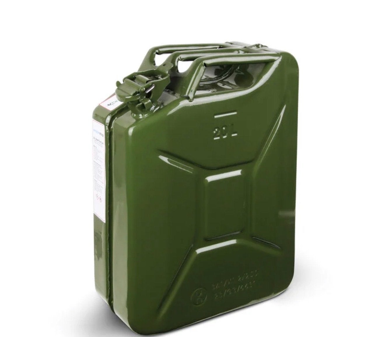 4 Nieuwe Stalen Jerrycans 20L voor Benzine/Diesel, Auto diversen, Ophalen