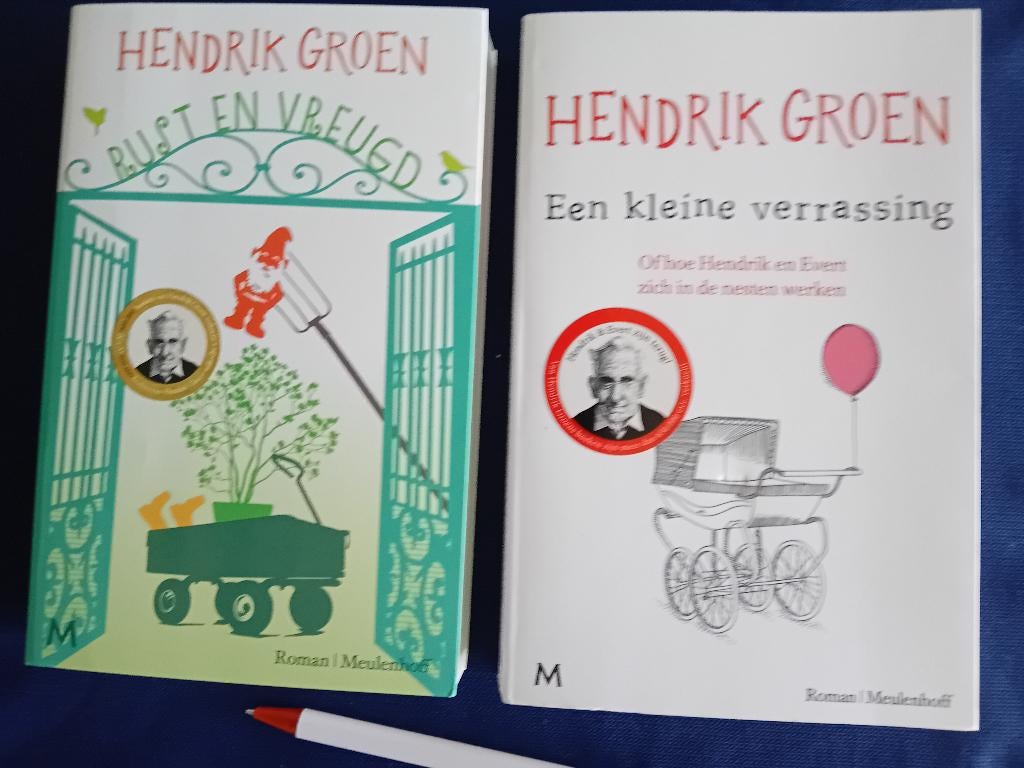 Rust en Vreugd. en Een kleine verassing. Hendrik Groen, Ophalen of Verzenden, Zo goed als nieuw