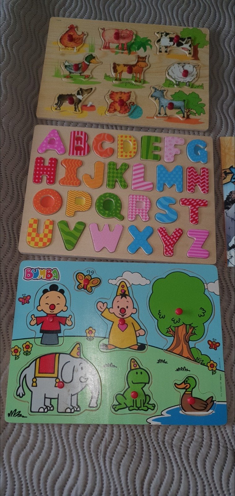Gratis stoeltjes, puzzels, leesboek, wip., Ophalen, Gebruikt
