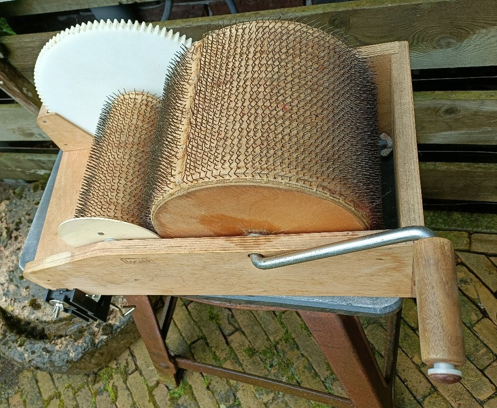 LOUET kaardmolen groot model 19 cm breed (SP3), Ophalen of Verzenden, Gebruikt, Overige typen