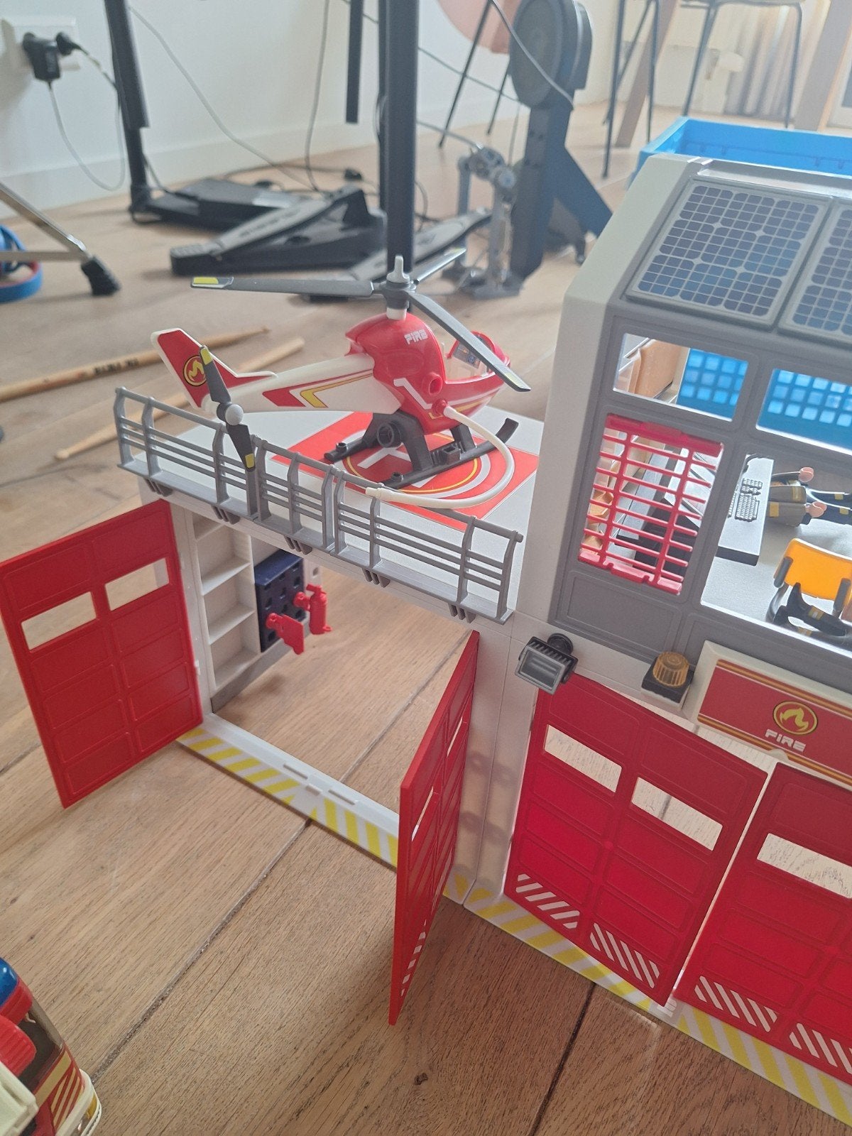 Playmobil Brandweer Kazerne 9462 met extra voertuigen, Ophalen, Gebruikt, Gebouw, Complete set