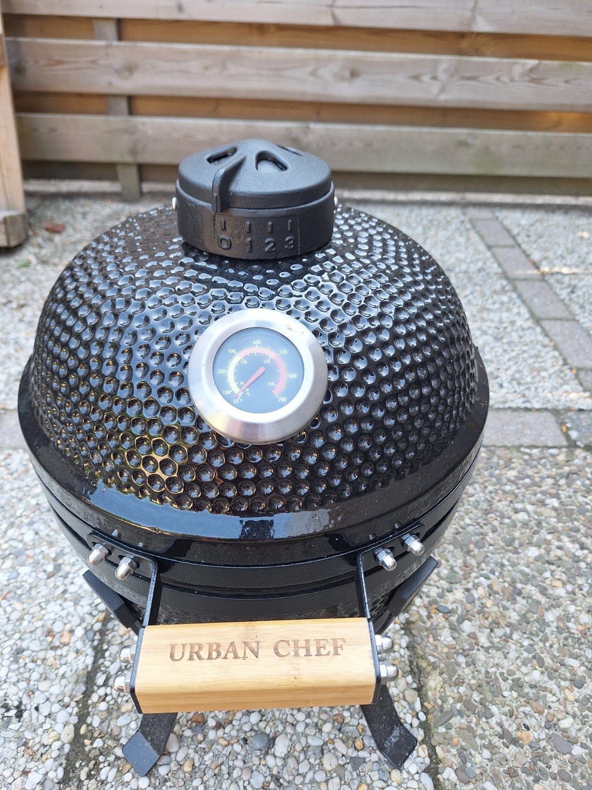 Urban Chef Kamado BBQ met accessoires en hoes, Ophalen, Gebruikt, Urban Chef