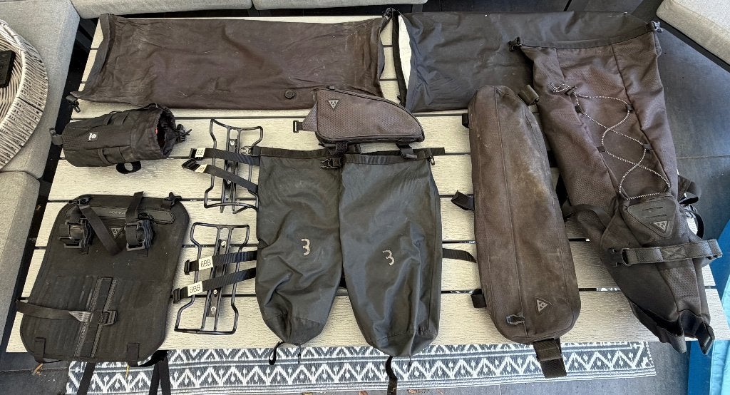 Complete Bikepacking Tassenset – Topeak, BBB & AGU (43 L), Ophalen, Zo goed als nieuw, Topeak