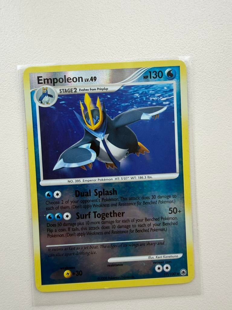 Empoleon Pokemon kaart, Ophalen of Verzenden, Zo goed als nieuw
