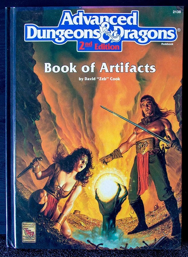 ADD2ndEdition-Book of Artifacts (Hard Cover TSR 1993), Ophalen of Verzenden, Zo goed als nieuw, Overige soorten, Boek of Catalogus