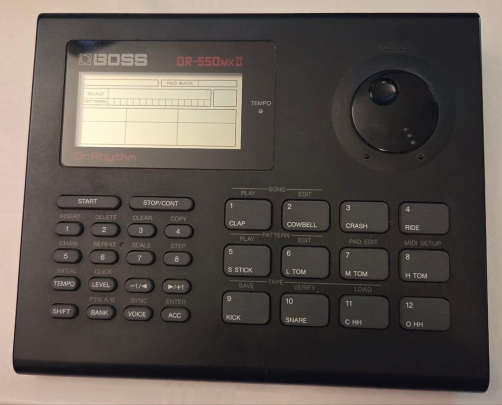 DRUMCOMPUTER BOSS DR550MKII, Ophalen of Verzenden, Gebruikt