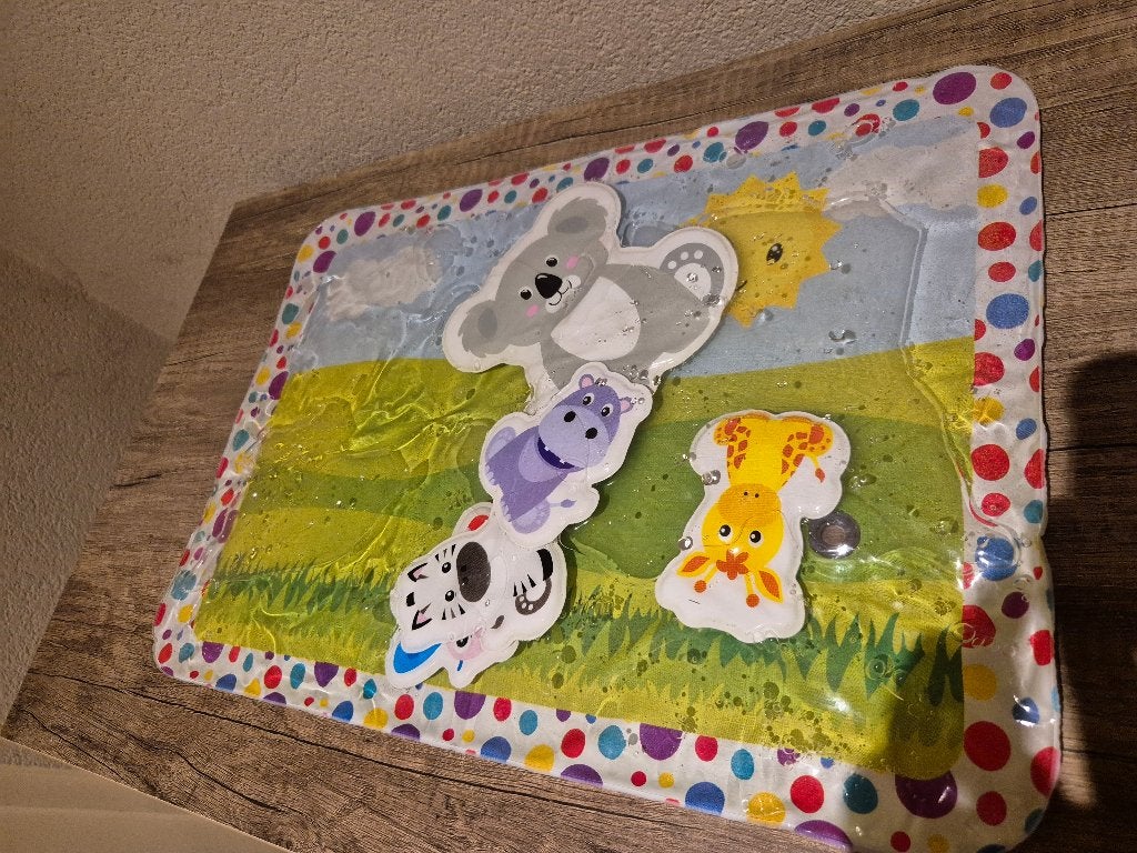 Baby water speelmat met dieren, Ophalen of Verzenden, Gebruikt, Speelkleed