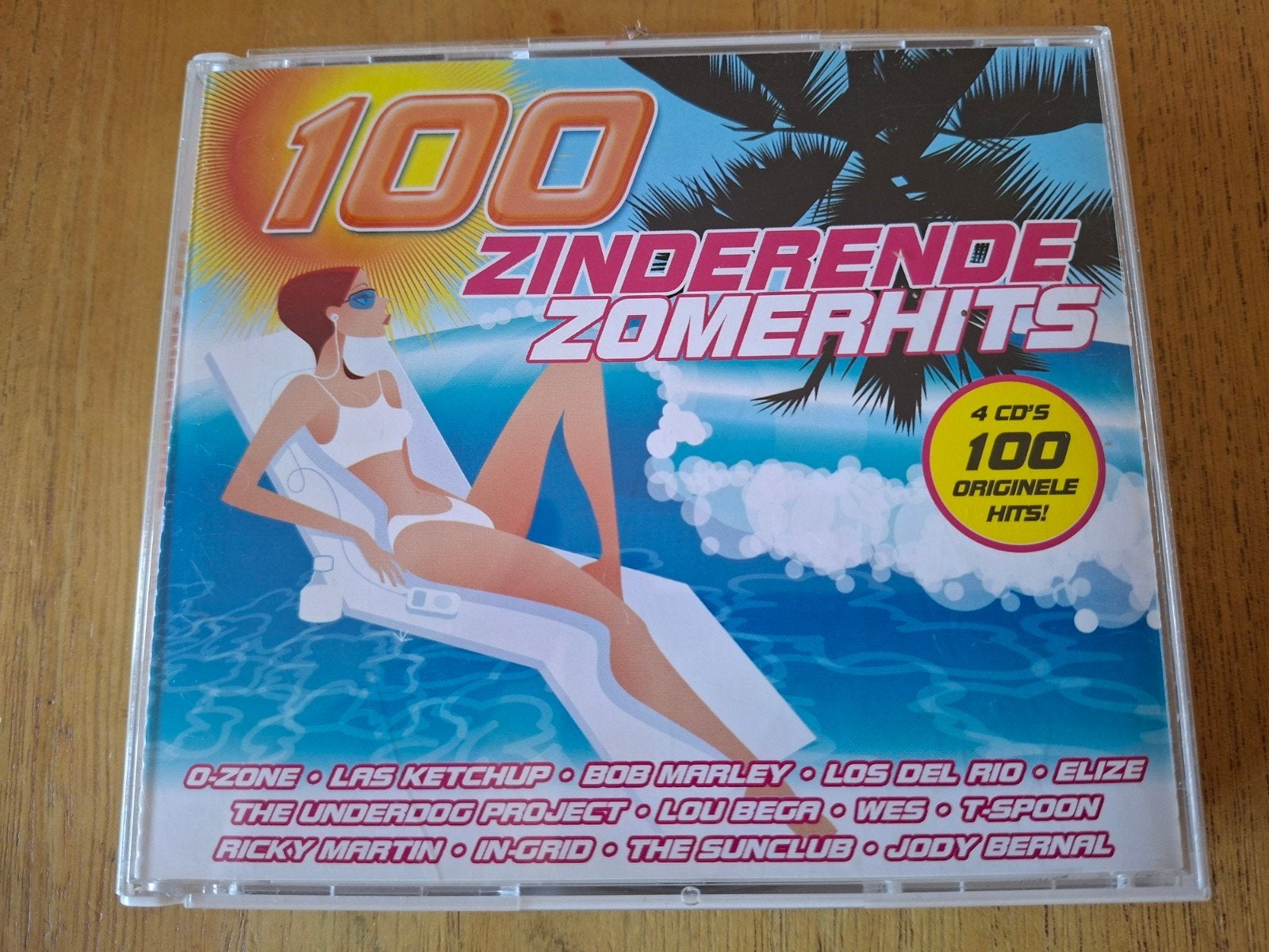 100 Zinderende Zomerhits 4 CD Box, Ophalen of Verzenden, Zo goed als nieuw