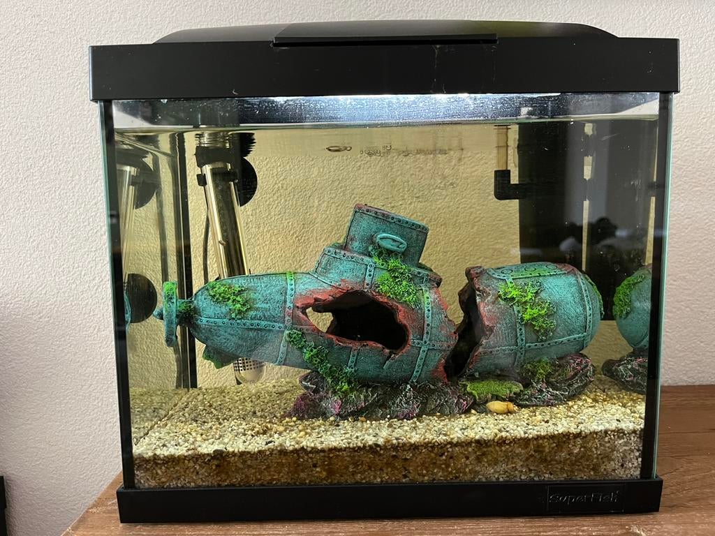 Superfish aquarium 20 liter, Dieren en Toebehoren, Ophalen, Zo goed als nieuw, Leeg aquarium