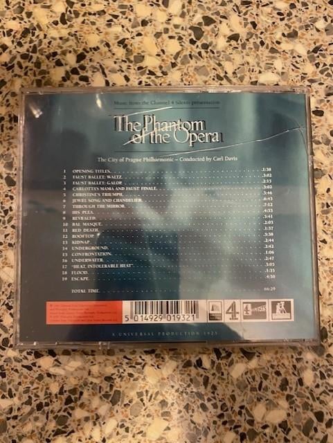The Phantom of the Opera, Cd's en Dvd's, Ophalen of Verzenden, Zo goed als nieuw