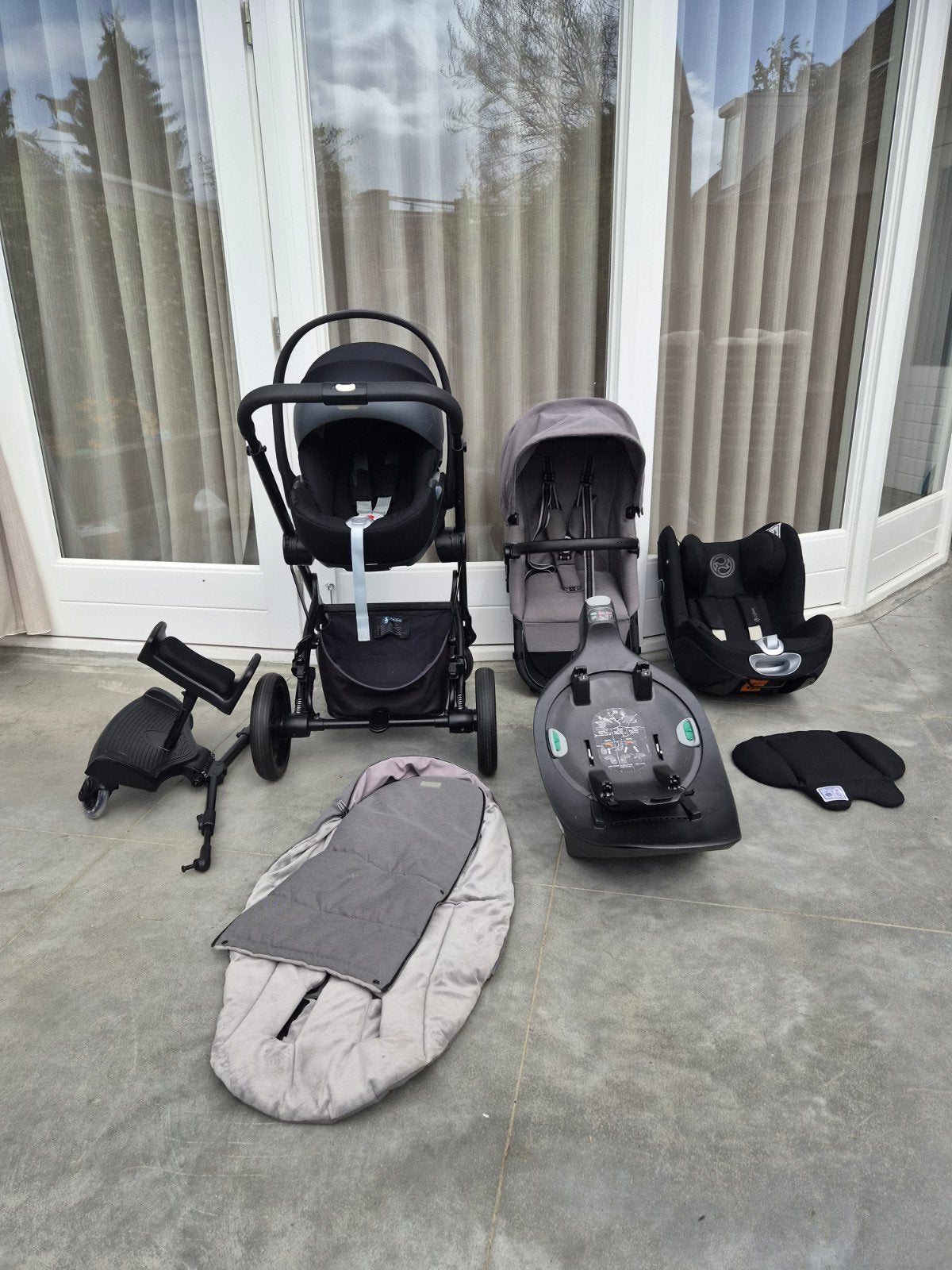 Complete Cybex Balios S 2-in-1 met autostoel en base, Gebruikt, Isofix, 0 t/m 13 kg, Ophalen