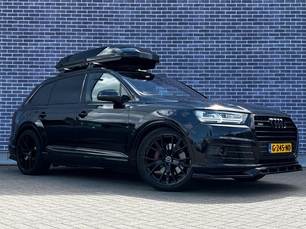 Audi Q7 3.0 TDI 7 persoons. MOOI GELUID (8 soorten via app), Automaat, Zwart, 241 €/maand, 7 stoelen