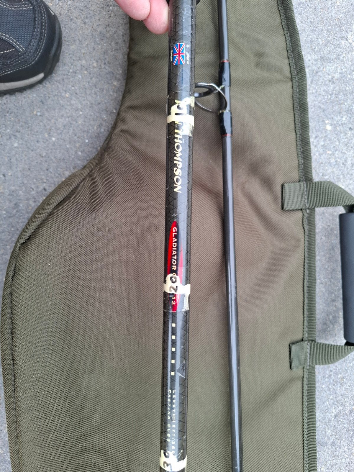 Rod Thompson karper/meerval hengel 12ft 3lb, Ophalen, Werphengel