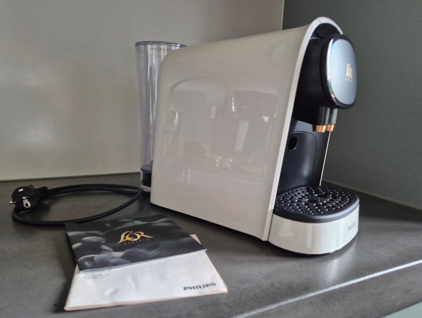 Philips L'or Barista Satin Blanc wit, Ophalen, Gebruikt, Espresso apparaat, 2 tot 4 kopjes