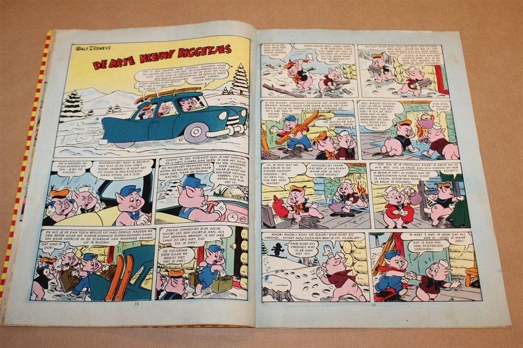 Donald Duck Nr. 4 1961 — Vintage Nummer Disney Weekblad, Eén stripboek, Ophalen of Verzenden, Gelezen