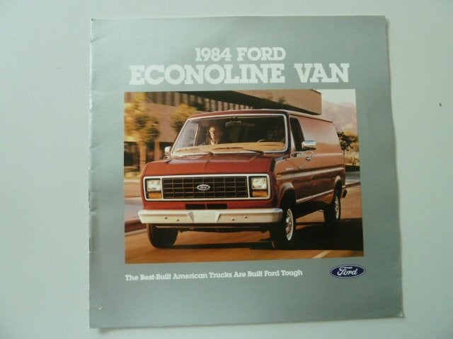 1984 Ford Econoline Van Brochure USA, Ophalen of Verzenden, Gelezen, Ford