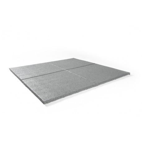 Granuflex rubber tegels grijs 100x100x2,5 cm met voeg, 60 cm of meer, Overige typen, Nieuw, Ophalen of Verzenden