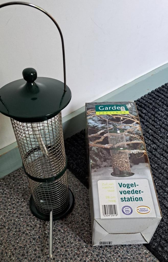 Garden Feelings Vogelvoederstation RVS 28cm, Ophalen, Nieuw