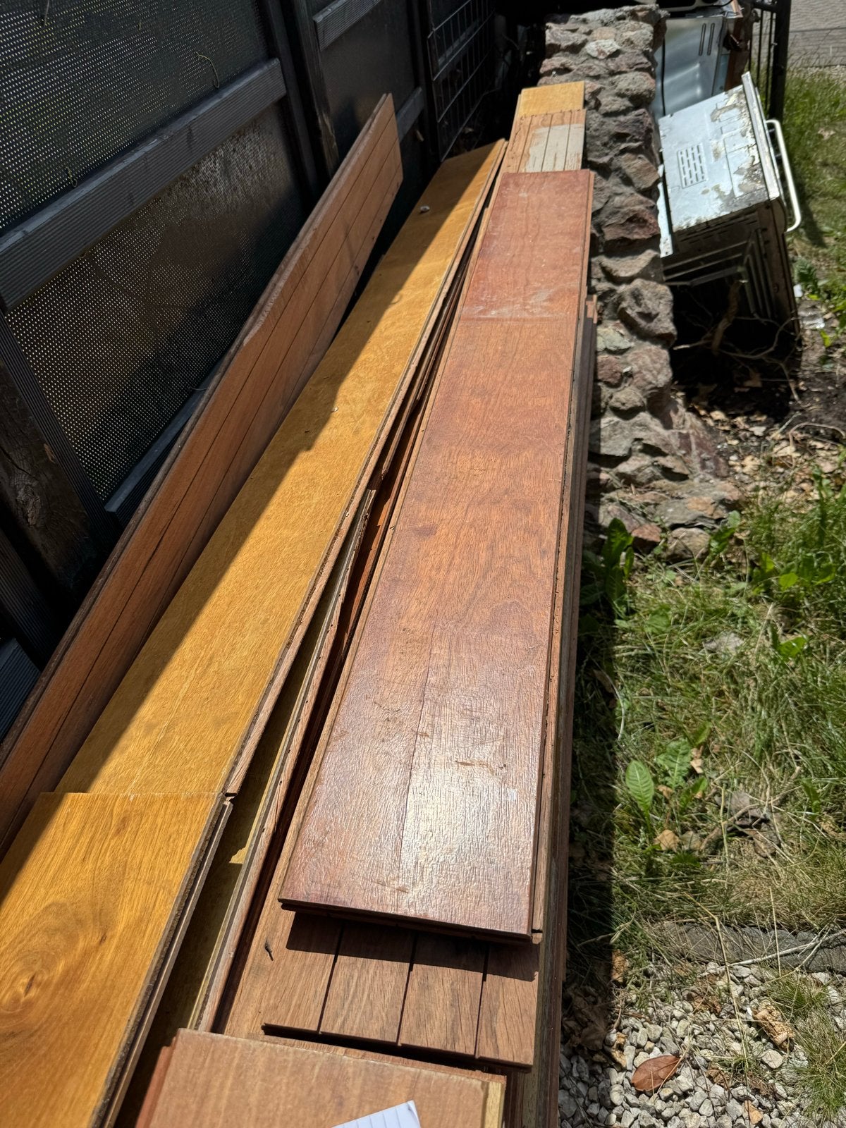 Echte Houten Laminaat Vloer - 50-60 m², Gebruikt, Bruin, Ophalen of Verzenden, 50 tot 75 m²