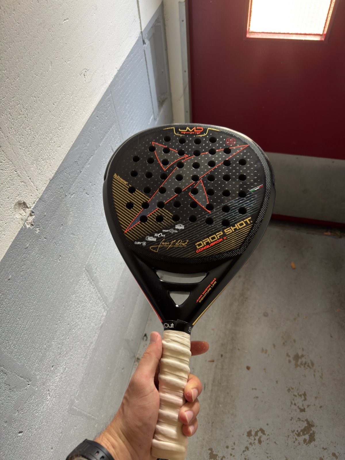 Padel Racket Drop Shot Conqueror 11 zo goed als nieuw, Ophalen of Verzenden, Zo goed als nieuw