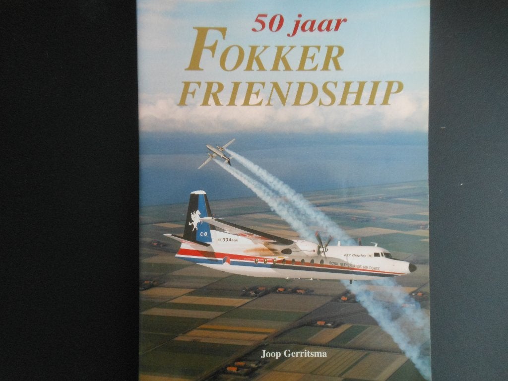 Boek 50 jaar Fokker Friendship, Ophalen of Verzenden, Zo goed als nieuw, Boek of Tijdschrift