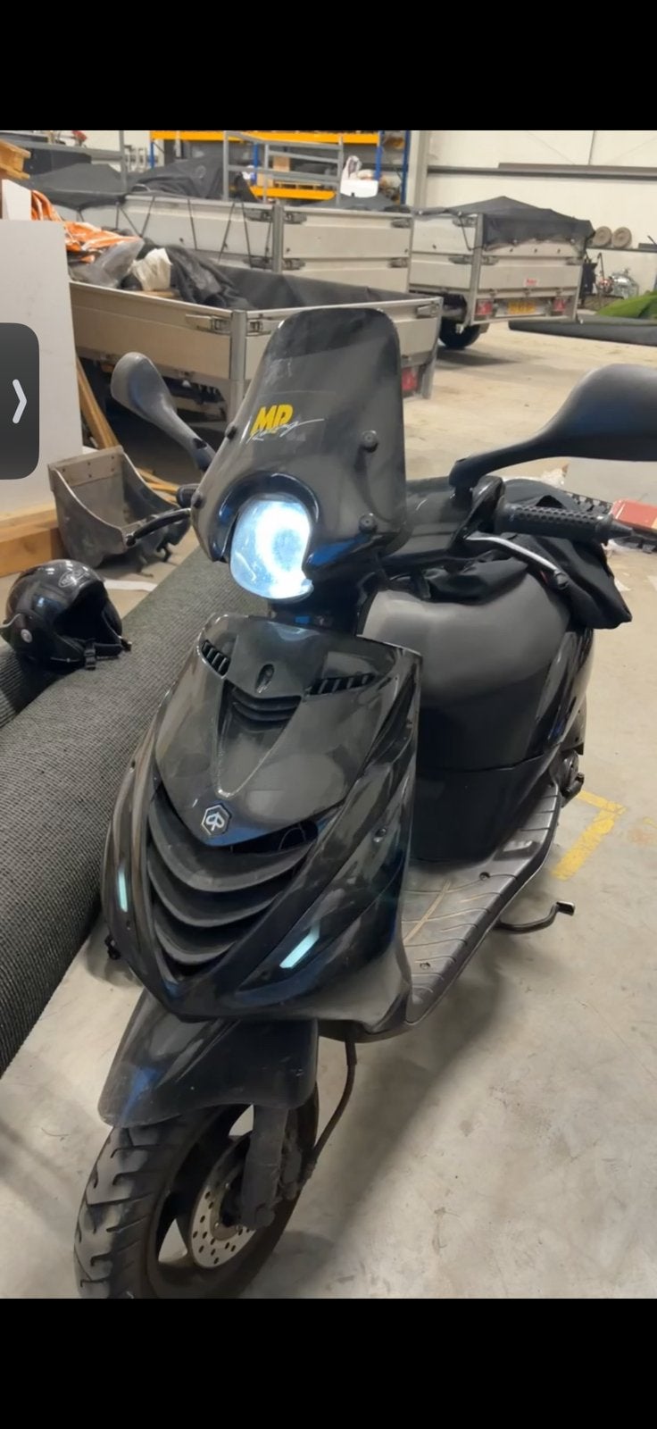 Zip 180cc project brom sp frame h2o ruilen!, Ophalen, Zo goed als nieuw, Benzine, Piaggio