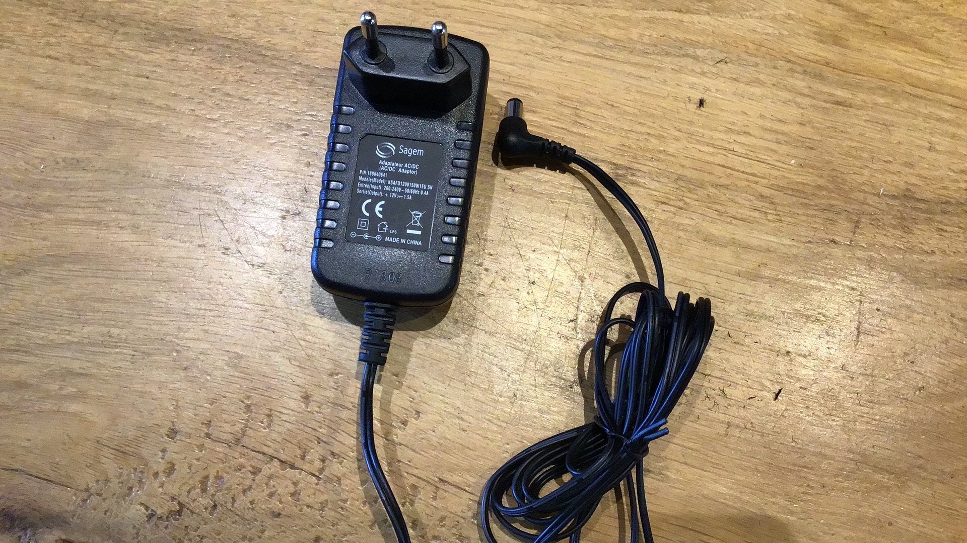 Sagem AC/DC adapter, Ophalen, Zo goed als nieuw