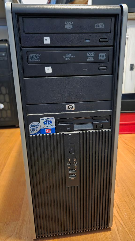 HP Computer, Computers en Software, Desktop Pc's, Gebruikt, 3 tot 4 Ghz, 4 GB, Ophalen