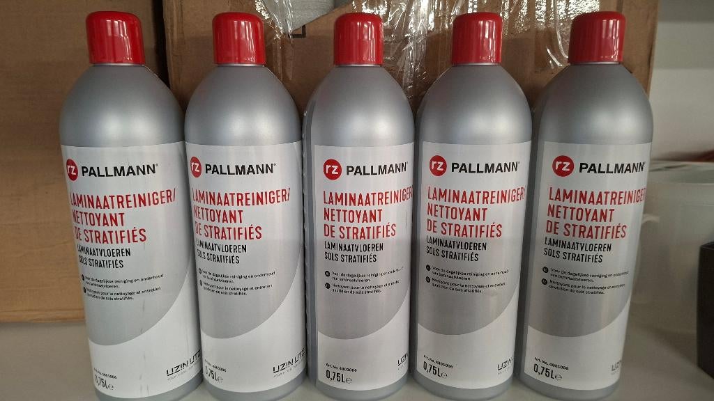5 flessen RZ Pallmann laminaat reiniger, ., Ophalen of Verzenden, ., Schoonmaakmiddel