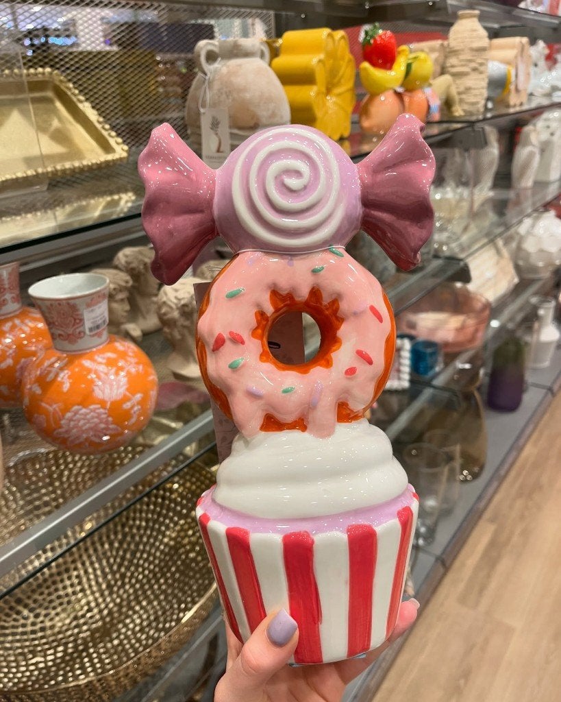 Kaarsenstandaard candy - donut - cupcake - snoepje DHL ACTIE, -, Kwastje-over-Kastje, Nieuw, Ophalen of Verzenden