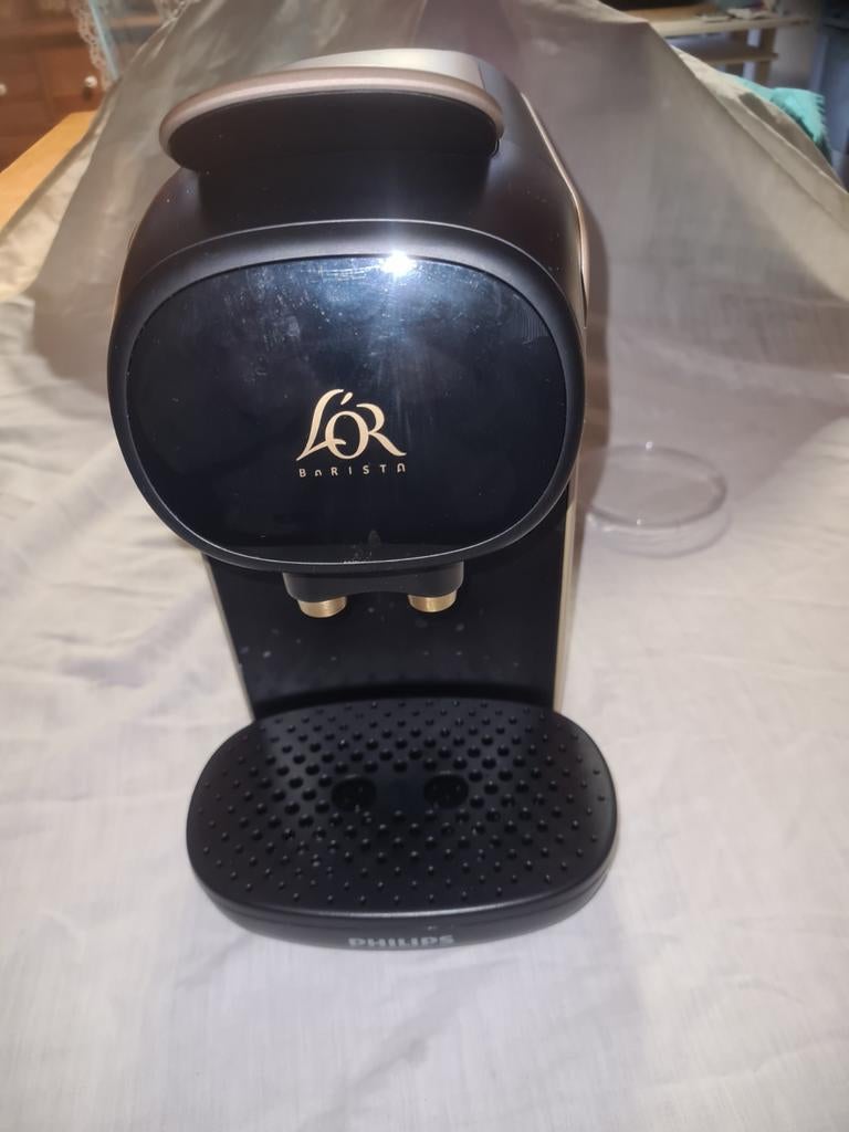 Nieuw Philips L'OR Barista Koffiemachine - Goud, Koffiepads en cups, Ophalen of Verzenden, 1 kopje, Koffiemachine
