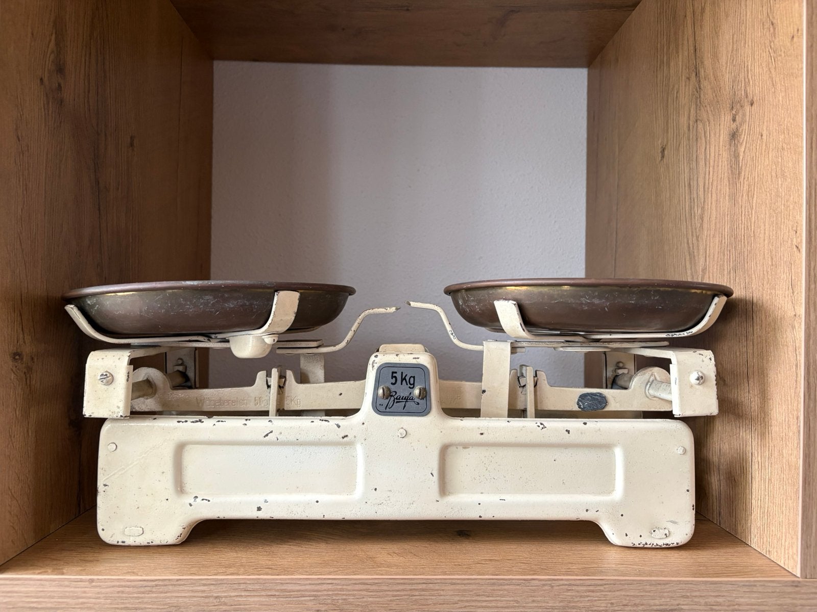 Brocante weegschaal Baufa, Antiek en Kunst, Ophalen