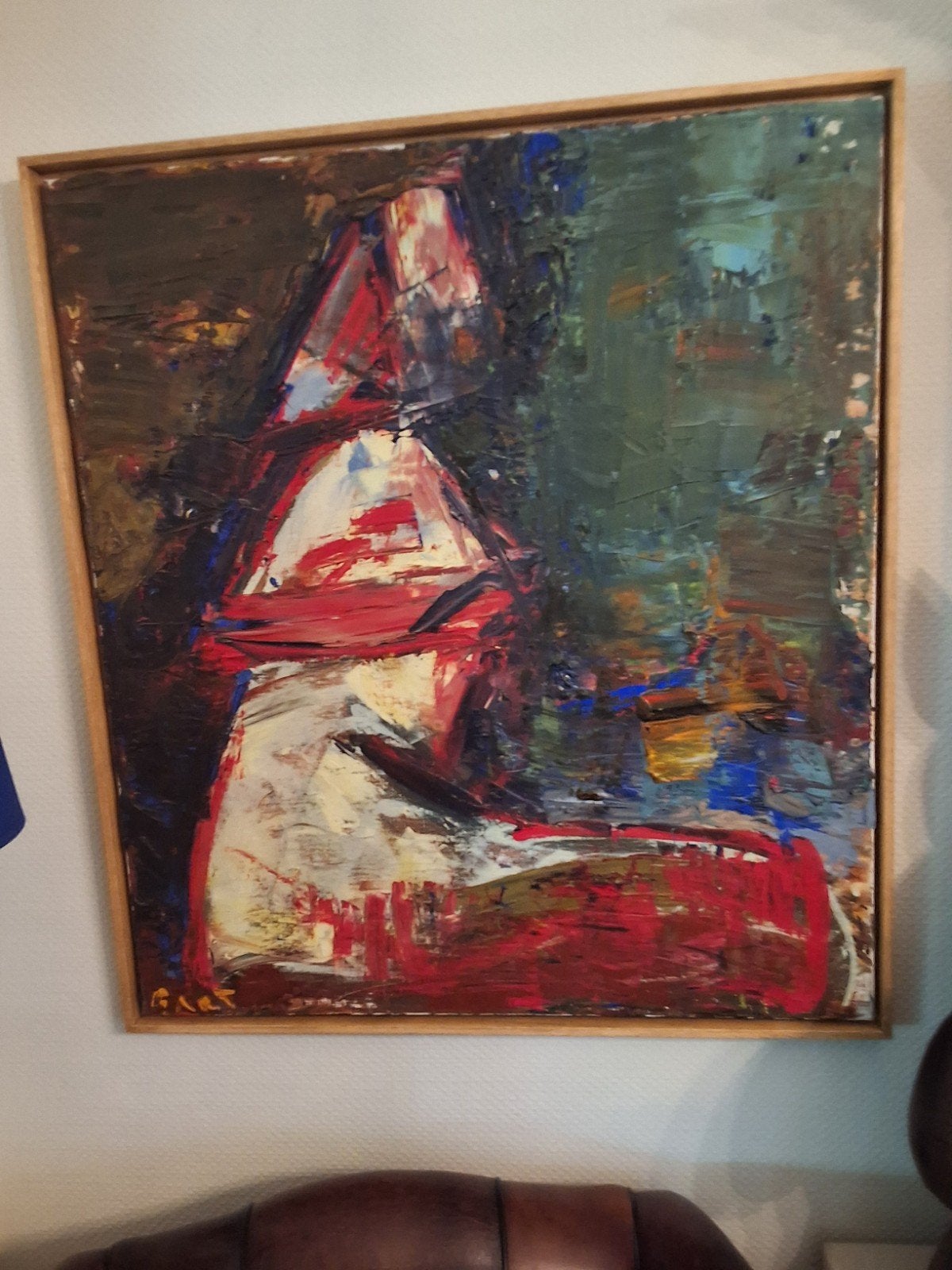 Abstract schilderij van Bart de Graaf (Leiden) 2 x, Antiek en Kunst, Kunst | Schilderijen | Abstract, Ophalen of Verzenden