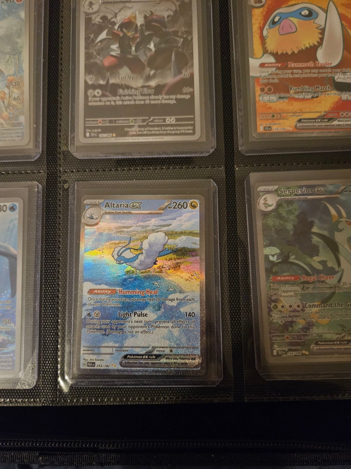 Pokemon Altaria ex 253/182 Paradox Rift, Ophalen of Verzenden, Zo goed als nieuw, Losse kaart, Foil