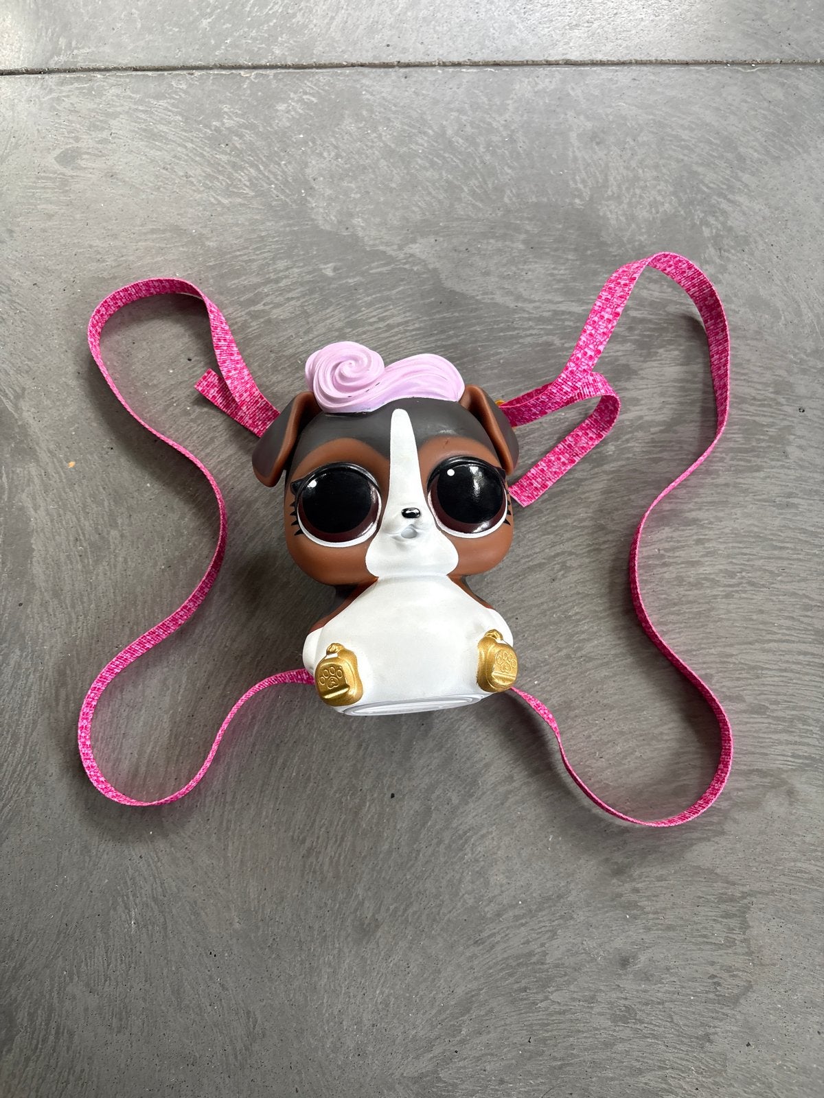 L.O.L. Surprise! Spaarpot Hondje met Roze Haar, Ophalen, Zo goed als nieuw, Kunststof, Dier