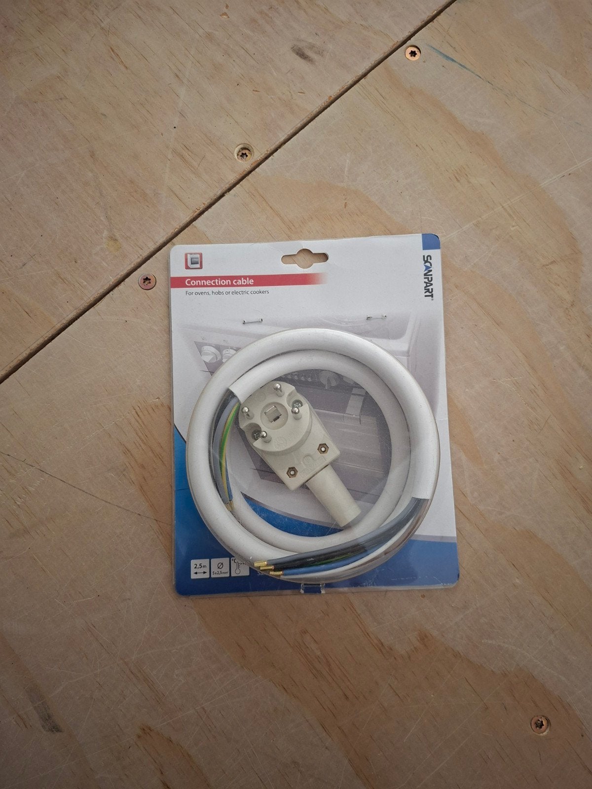 Scanpart Aansluitkabel 2.5m 3x2.5mm² Perilex stekker, Ophalen, Nieuw, Overige merken, Kabel of Snoer