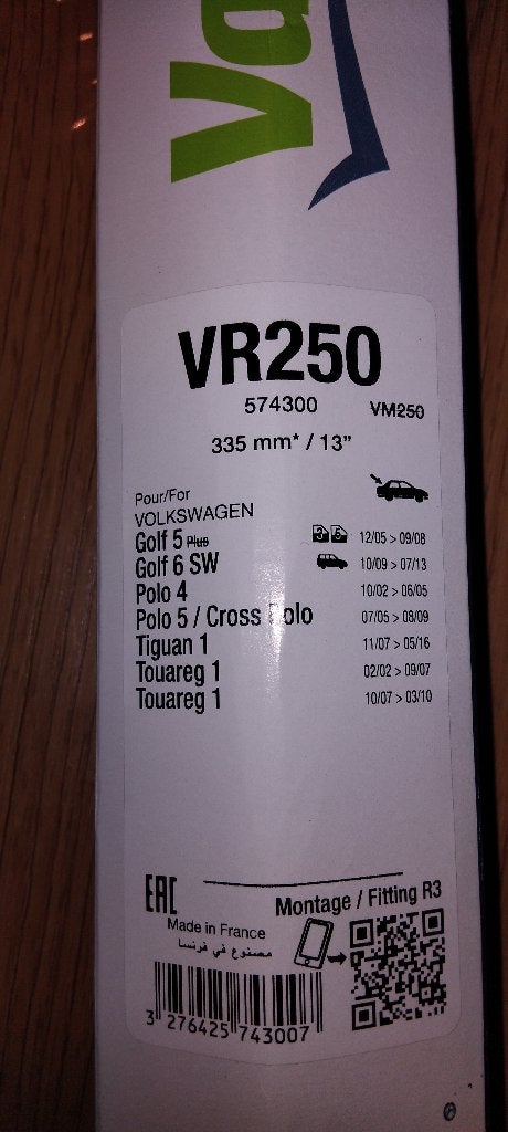 valeo achterruit wisser vr250, Ophalen of Verzenden, Nieuw, Volkswagen
