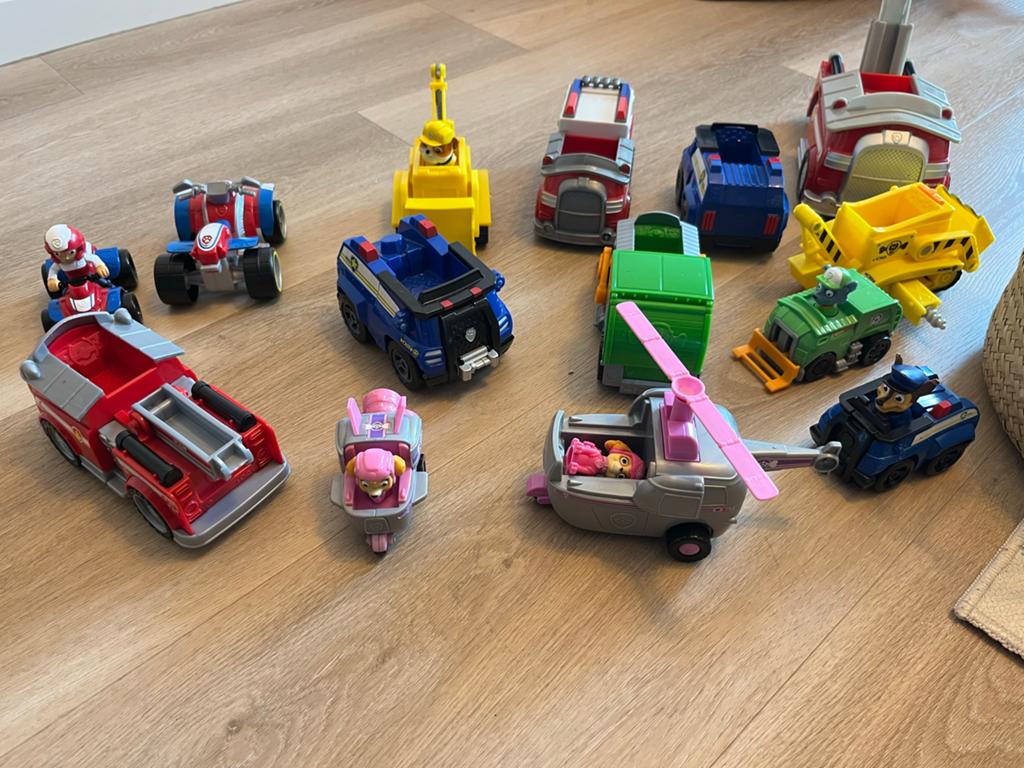 Paw Patrol auto’s, Ophalen, Gebruikt