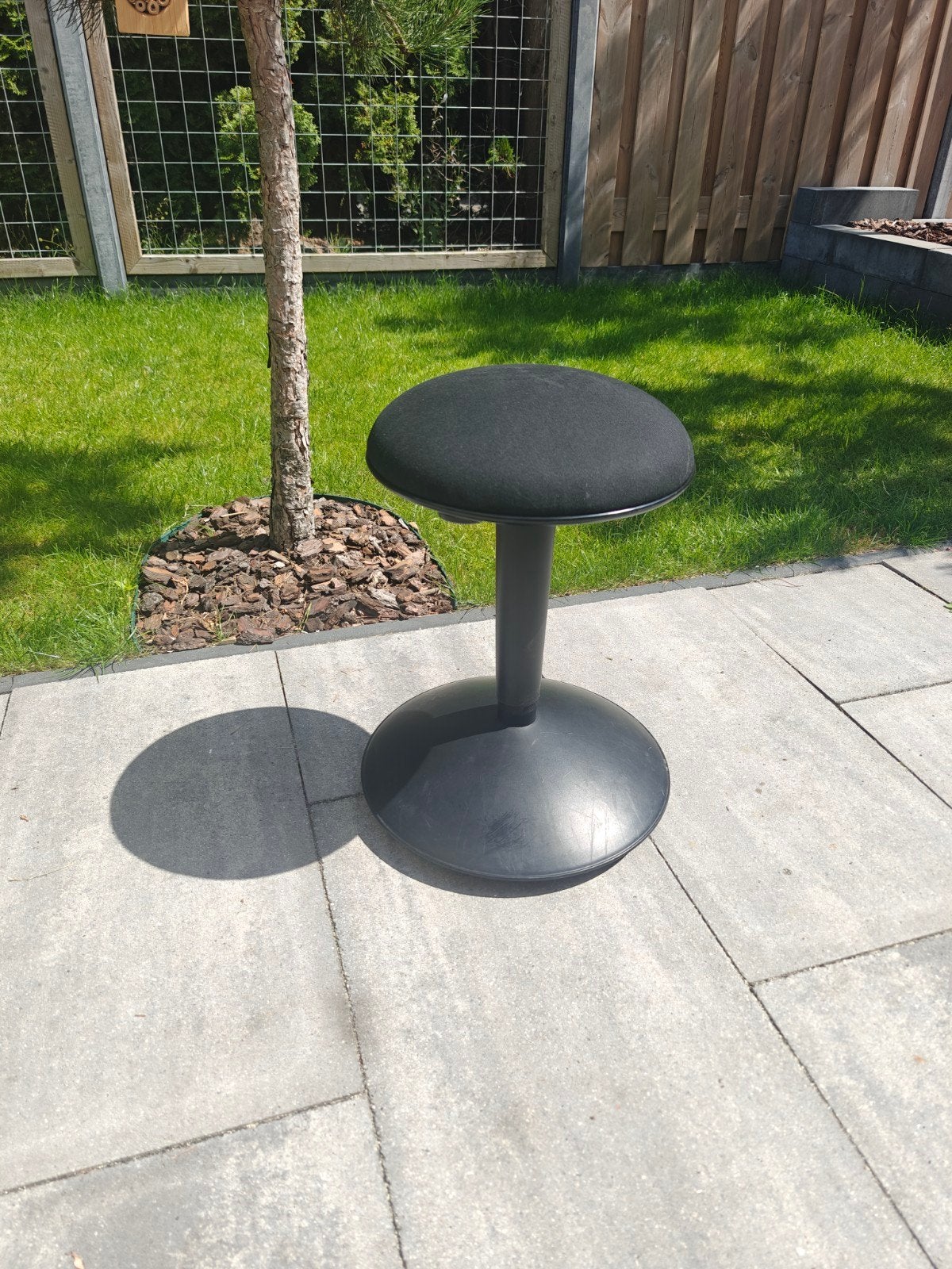 IKEA NILSERIK Zit-sta steunstoel - Ergonomisch & Verstelbaar, Ophalen, Zwart, Zo goed als nieuw, Eén