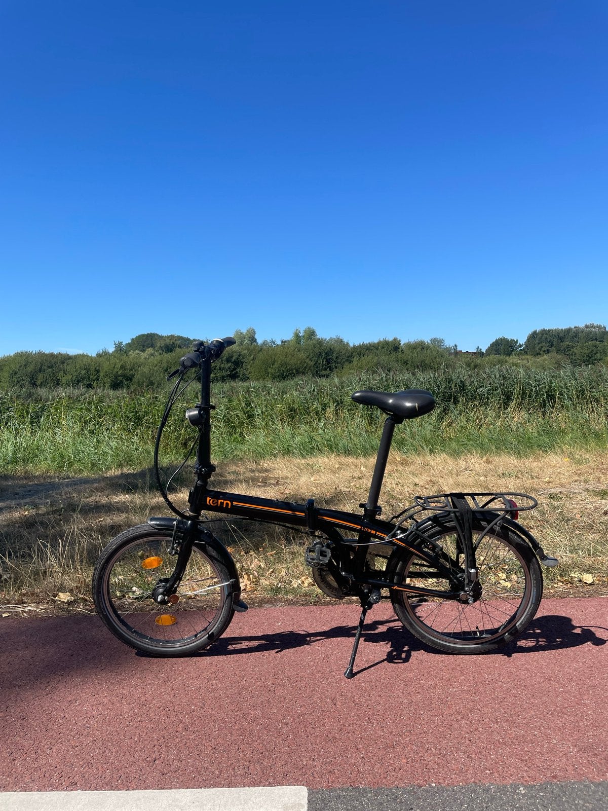 Tern Link C7i vouwfiets, Fietsen en Brommers, 20 inch of meer, Gebruikt, Velgrem, Versnellingen